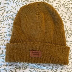 Levi's Mustard Knit Beanie